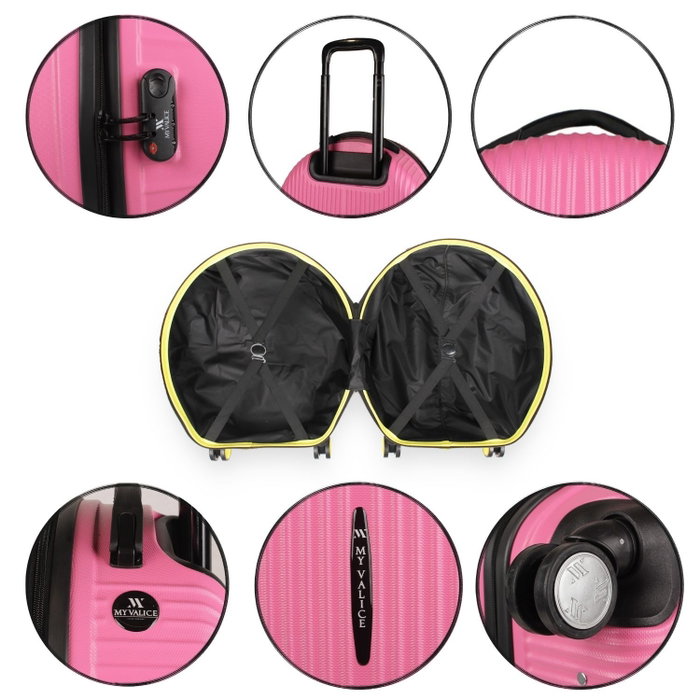 Zoozie Bags Maleta Rosa